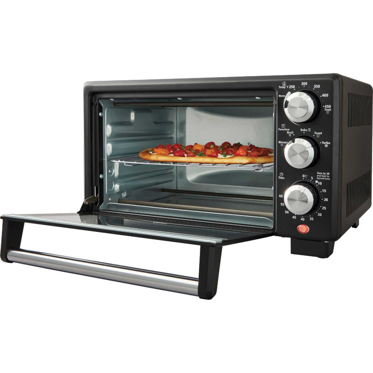 BLACK+DECKER 4-Slice Toaster Oven with Natural Convection new OPEN