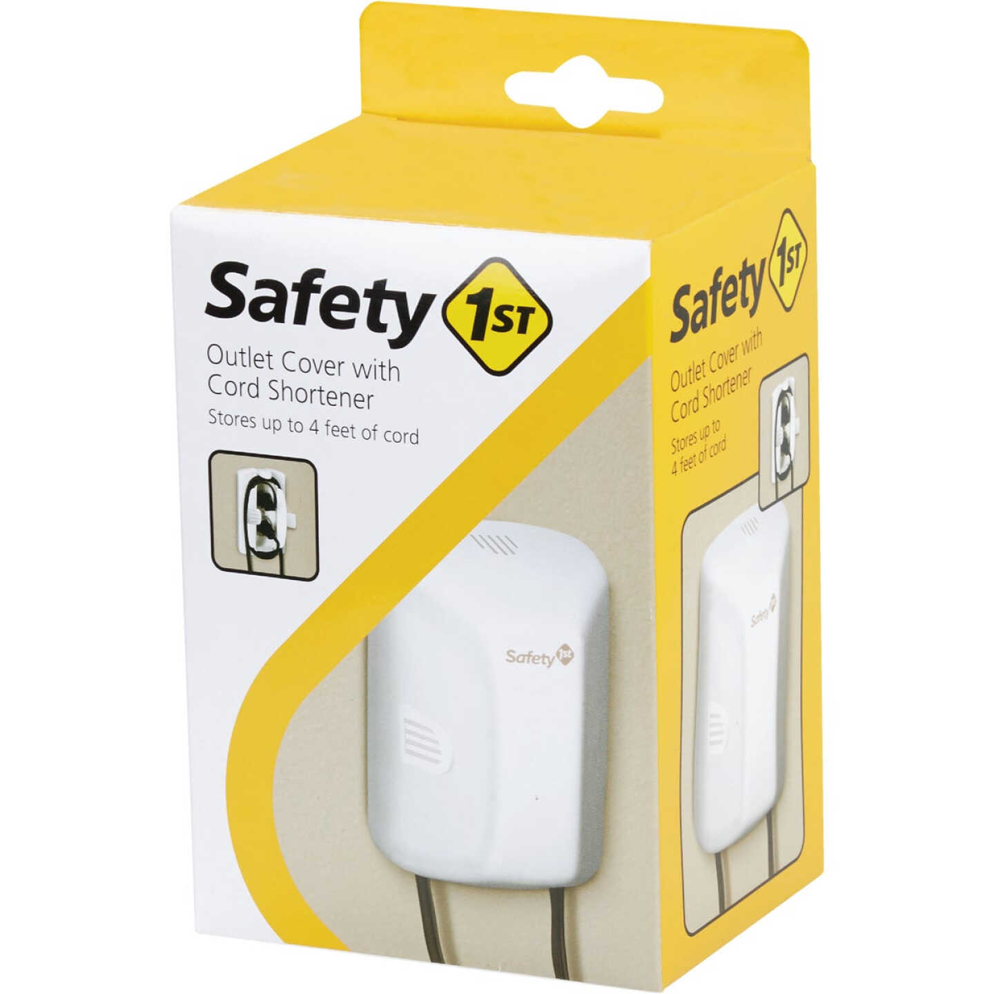 Safety 1st Outlet Cover with Cord Shortener, Electrical Outlet Covers with  Cord Shortener
